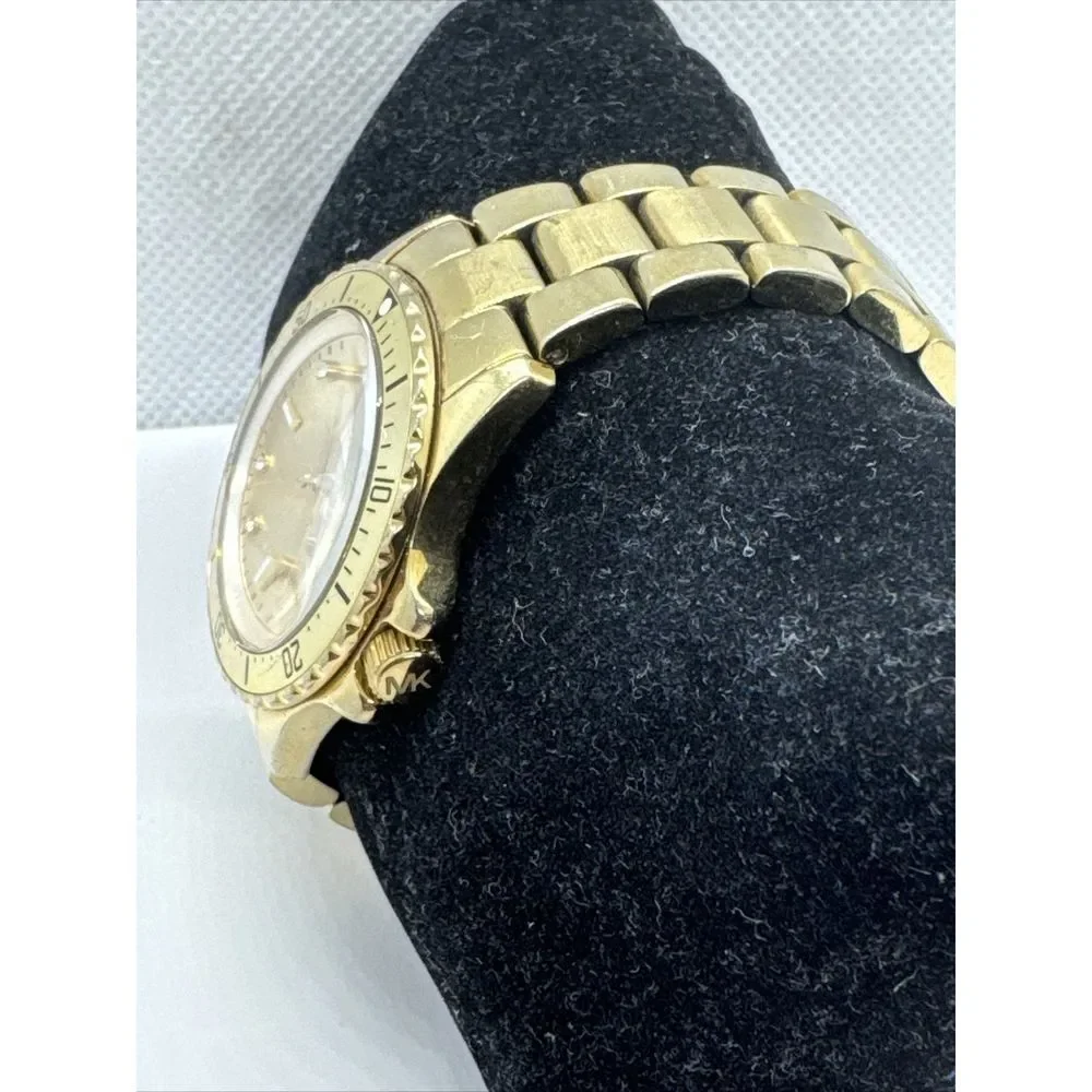 Michael Kors MK6120 Women's Tatum Gold Stainless Steel Analog Dial Watch JNA754